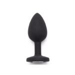 Analni plug sa cirkonom – Silikonski crni - Image 2