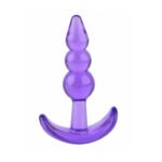 Analni dildo T-plug - Ljubičasti