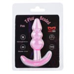 Analni dildo T-plug - Roze - Slika 2