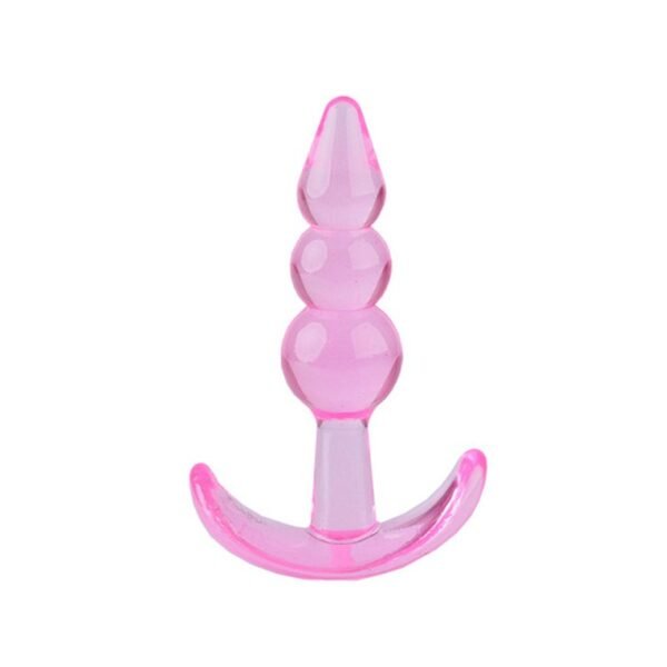 Analni dildo T-plug - Roze