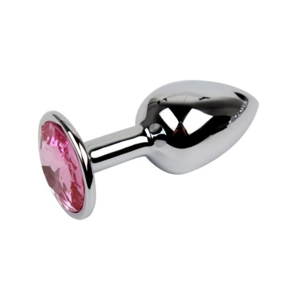 Analni plug sa cirkonom - Roze