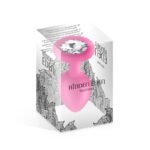 Analni plug sa cirkonom - Silikonski roze - Image 2