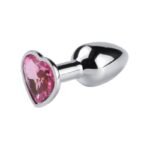Analni plug sa cirkonom M – Roze srce