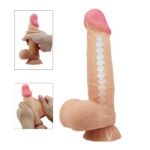 Dildo sa vibracijom i kožicom 21.8 cm - Slika 4