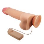 Dildo sa vibracijom i kožicom 21.8 cm - Slika 5