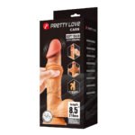 Dildo sa vibracijom i kožicom 21.8 cm - Slika 2