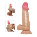 Dildo sa kožicom - Sliding Skin 19.4cm