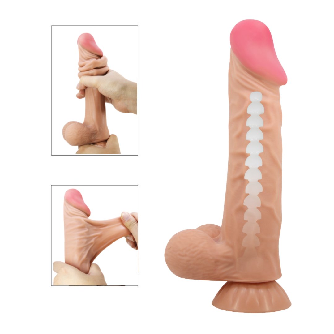 dildo-sliding-skin-24cm Dildo sa kožicom - Sliding Skin 24cm - Slika 1