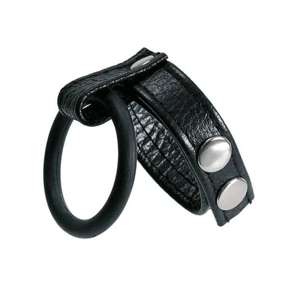 Prsten za penis sa kožnom trakom