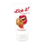 Gel za masažu Lick it - Jagoda