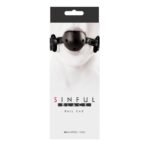 Kugla za usta Sinful - Crna - Slika 2
