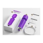 Klitoralni vibrator - mini Wand USB ljubičasti - Slika 4