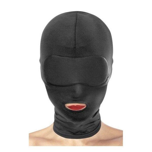 Crna  maska sa prorezom na ustima