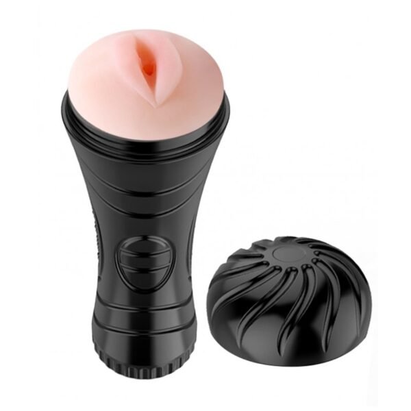 Masturbator u obliku lampe - usta + lubrikant