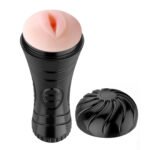 Masturbator u obliku lampe - usta + lubrikant