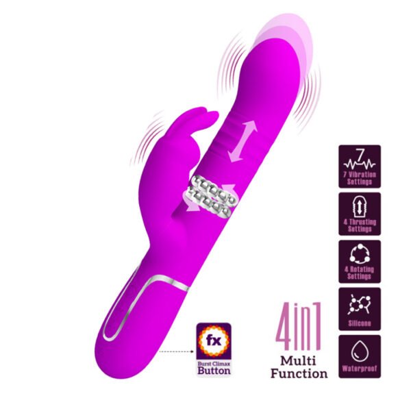 Multifunkcionalni vibrator 4 u 1 – Pretty Love Coale