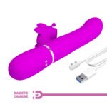 Multifunkcionalni vibrator 4 u 1 – Pretty Love Ridgely - Slika 4