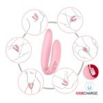 Vibrator za parove - roze - Image 3