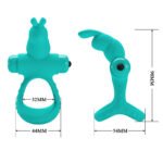 Dupli vibro prsten zeka - Figgy - Slika 3