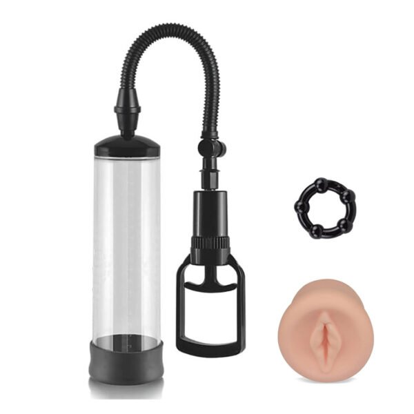 Pumpa za penis sa vaginom prstenom i gumom