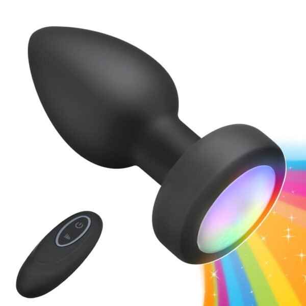 Svetleći Analni Plug sa vibracijom