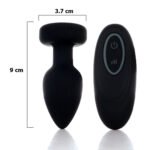 Svetleći Analni Plug sa vibracijom - Slika 2