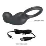 Masažer prostate sa vibracijom i prstenom - Trae - Slika 4