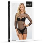 Mrežasta haljina dugih rukava - SoftLine - Slika 2