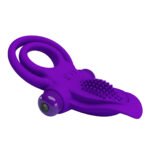 Dupli Vibro Prsten Delfin - Ljubičasti - Slika 6