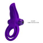 Dupli Vibro Prsten Delfin - Ljubičasti - Slika 5