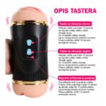 Dvostrani masturbator sa vibracijom - Kay - Slika 6