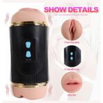 Dvostrani masturbator sa vibracijom - Kay