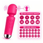 Masažer za telo i klitoris - Mini Wand Roze - Slika 4