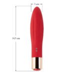 Vibrator za klitoris i G tačku - Crveni - Slika 3