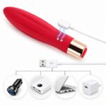 Vibrator za klitoris i G tačku - Crveni - Slika 2